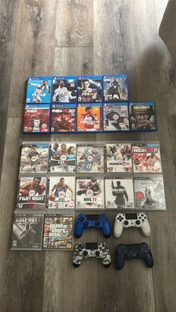 PS4 & PS3 Game Bundle Lot – GTA V, Call of Duty, FIFA, NBA 2K + More