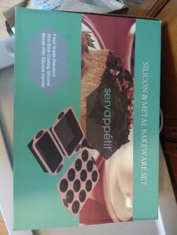 Silicon & Metal Bakeware Set
