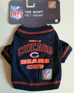 Chicago Bears Pet Tee Shirt - X-Small
