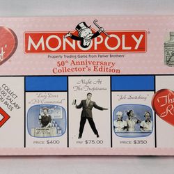 I Love Lucy Monopoly 50th Anniversary Collectors Edition