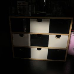 Small Black And White Drawers