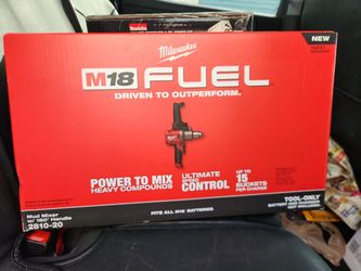 M18 FUEL 18V Lithium-Ion Brushless Cordless 1/2 in. Mud Mixer (Tool-Only)
by

Milwaukee