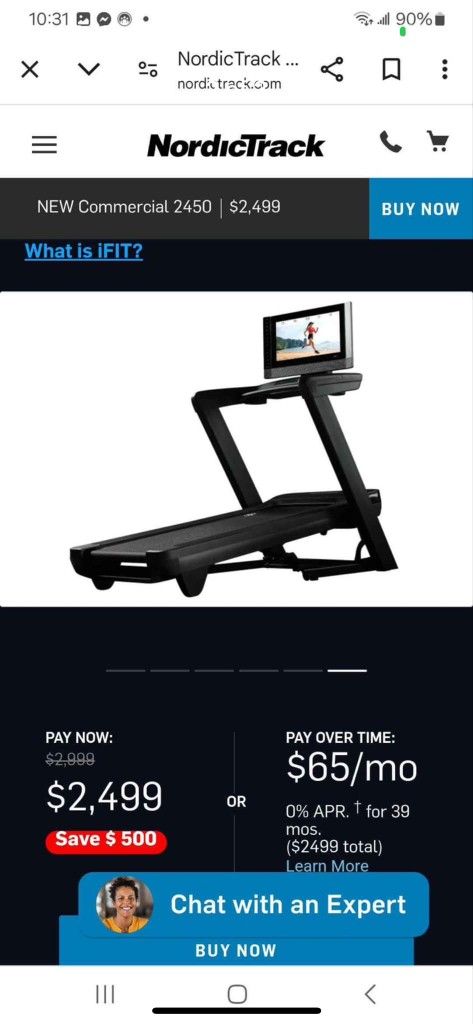 Nordictrack 2450 Treadmill New Caminadora