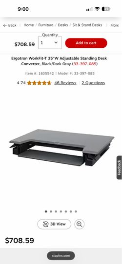 Ergotron Standing Desk