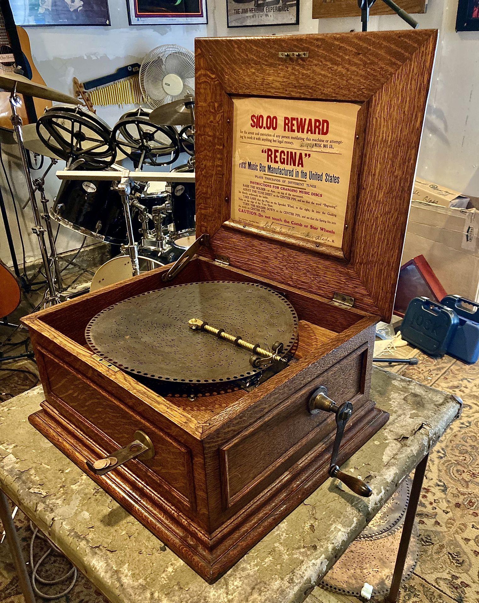 REGINA Music Box Coin Operated