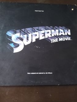 Superman The Movie Music Sound Track LP