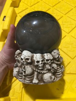 Halloween magic ball snowglobe skeletons house decor