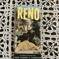 Vintage Reno Chamber Of Commerce Pamphlet 