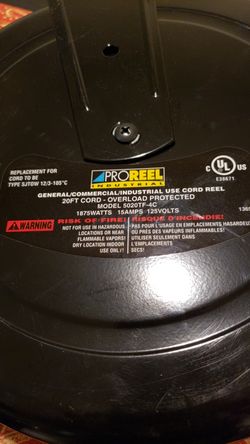 Industrial Pro Reel 20ft cord