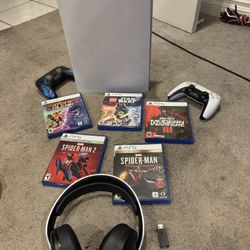 Ps5 Headset And Games 
