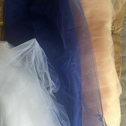 25 Ft Tulle, Only BLUE 