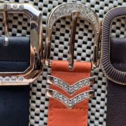 Brand New Designer Leather Belts - $4 Dollars each or 2 For $7 or 4 For $10