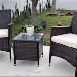 Patio Garden Balcony Furniture Set 3 Pcs Brand New