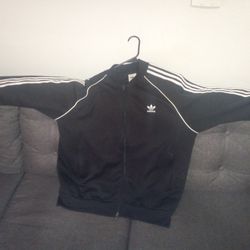 Black Adidas Men's Track Jacket 2XL