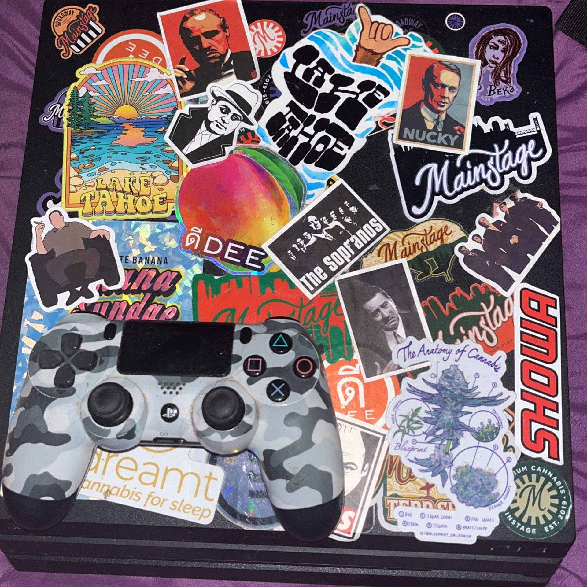 Ps4 With Mafia Stickers