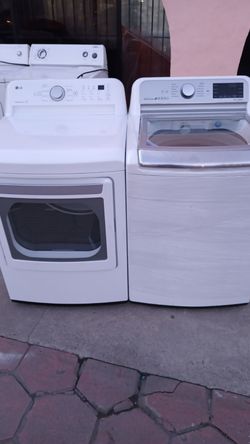 L.G. WASHER AND DRYER EVERYTHING GOOD