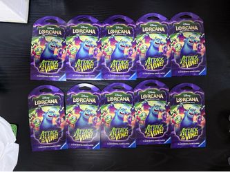 10x Disney Lorcana: Attack of the Vine Booster Packs – Factory Sealed
