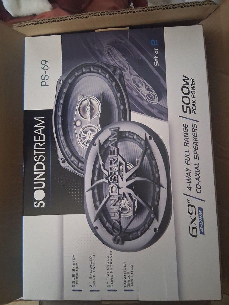 Soundstream 6x9s 500 Watts Brand New In The Box 