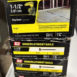 Underlayment Nails