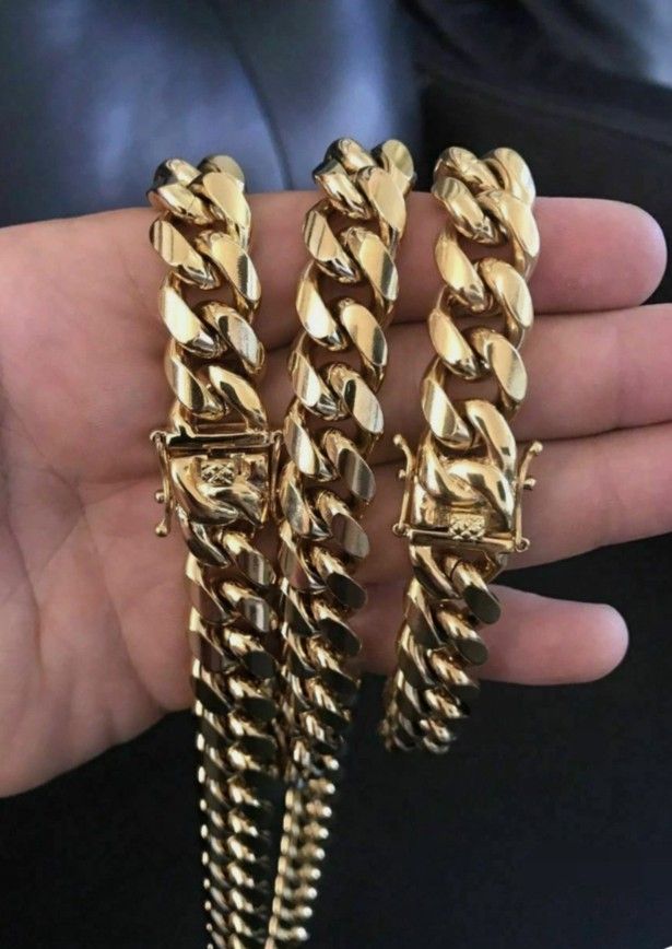 Gold Cuban 24k 1.2lb