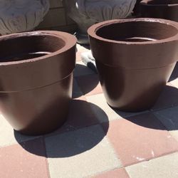 New Flower Pots Made Out Of Cement Perfect Gift 