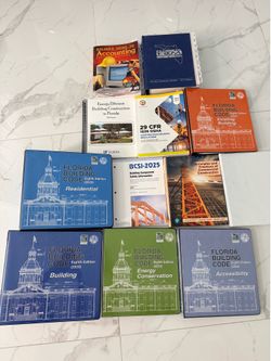 Florida Certified General Contractor Exam Book Set - 2023/2025 - Fully Tabbed