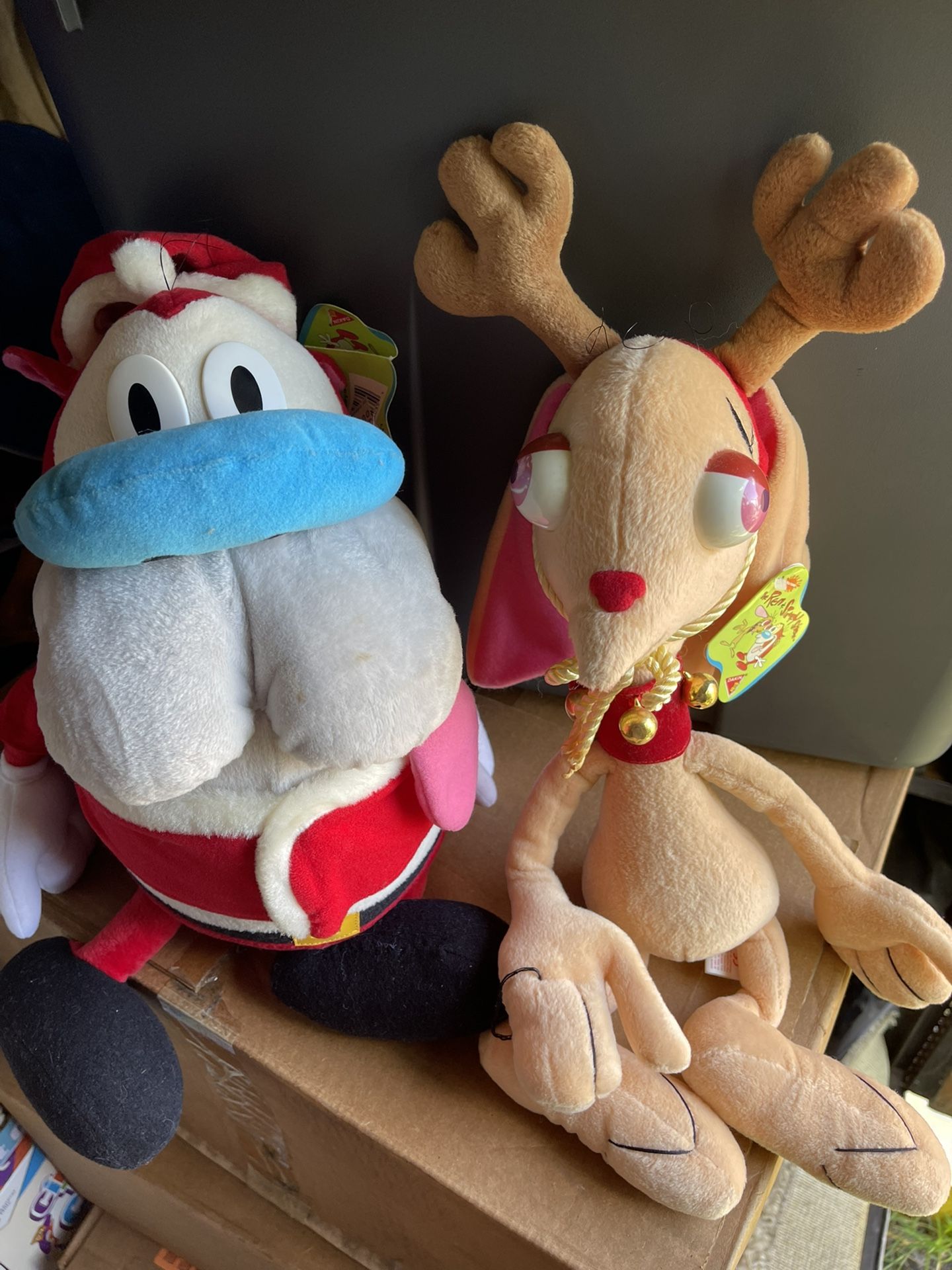 Vintage Ren & Stimpy 1990s Toy Plush 