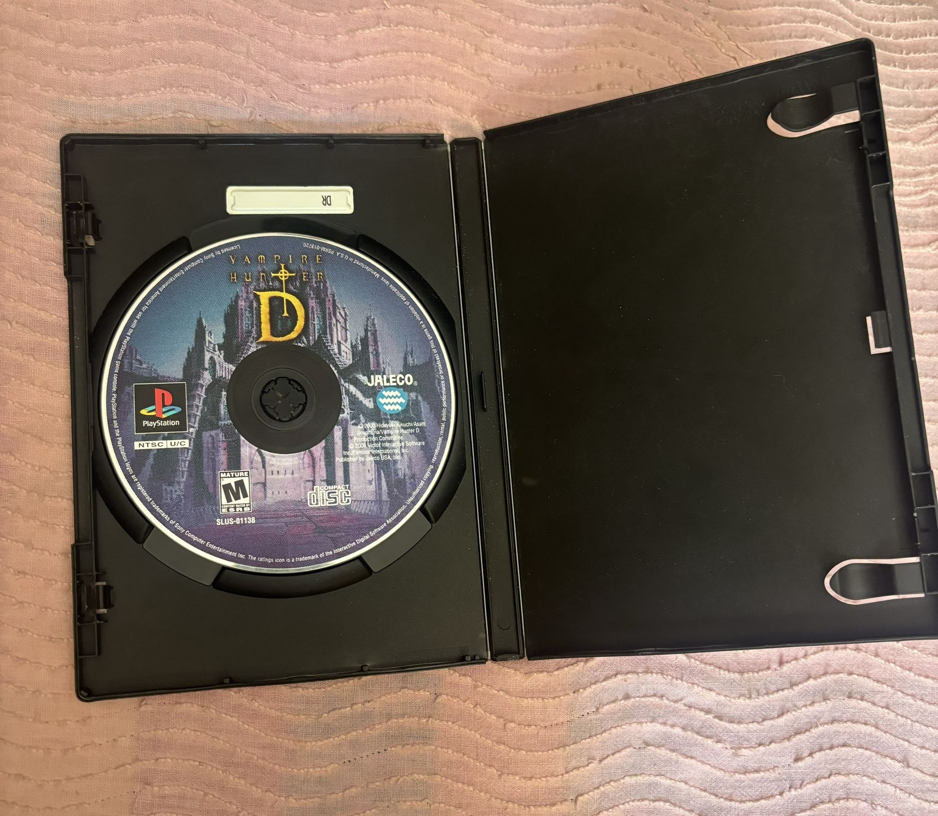Vampire Hunter D PlayStation 1 Game