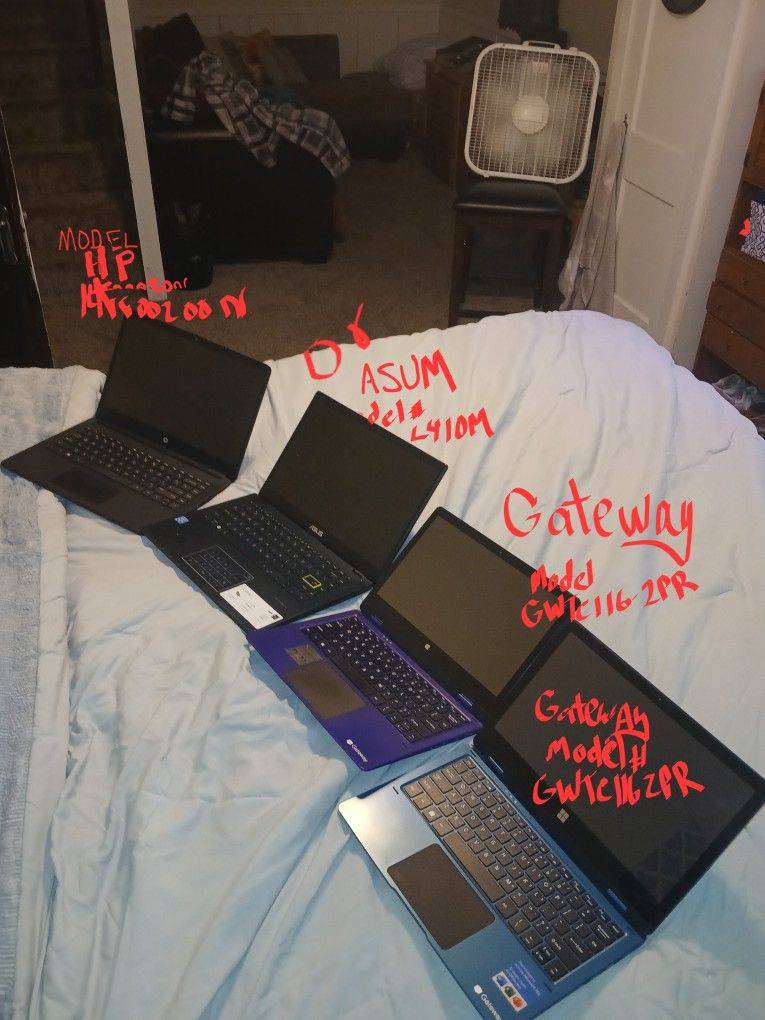 4 Labtops For Sale Cheap Touch Screen