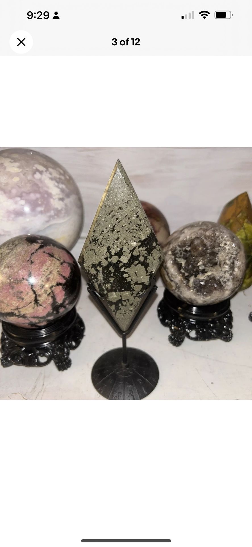 Pyrite Diamond Crystal