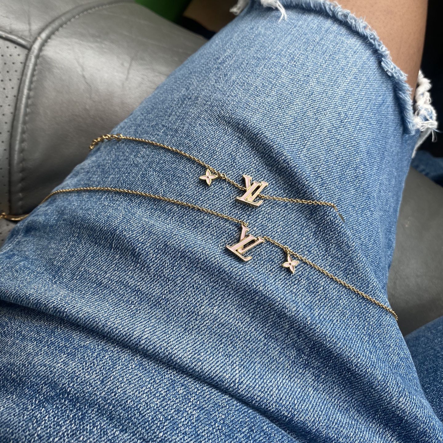 Louis Vuitton Necklace & Bracelet 
