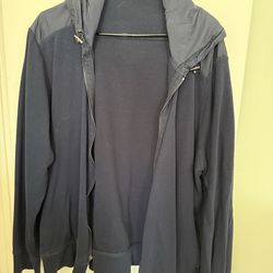 Polo Sweater with hoodie XL