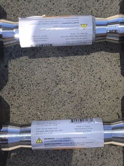 10 Lb And 15 Lb Rubber Dumbbells