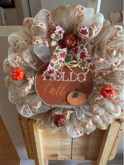 Small fall wreath