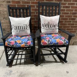 Rocking Chairs With Cushions Different Sizes Chairs See All Pictures 