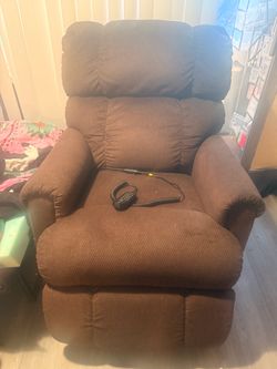 Brown Power Lift Recliner Chair