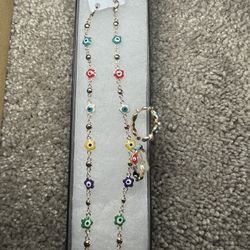 Multi Color Eye Bracelets With Matching Rings NEED GONE 