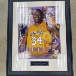 2000 Signed Shaquille O’Neal MVP 93/500
