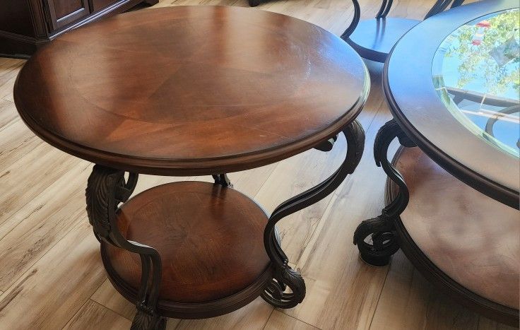 Two End Tables & Center