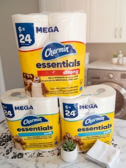 Charmin Essentials Mega Roll Toilet Paper 3-Pack