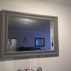 Grey Wall Mirror