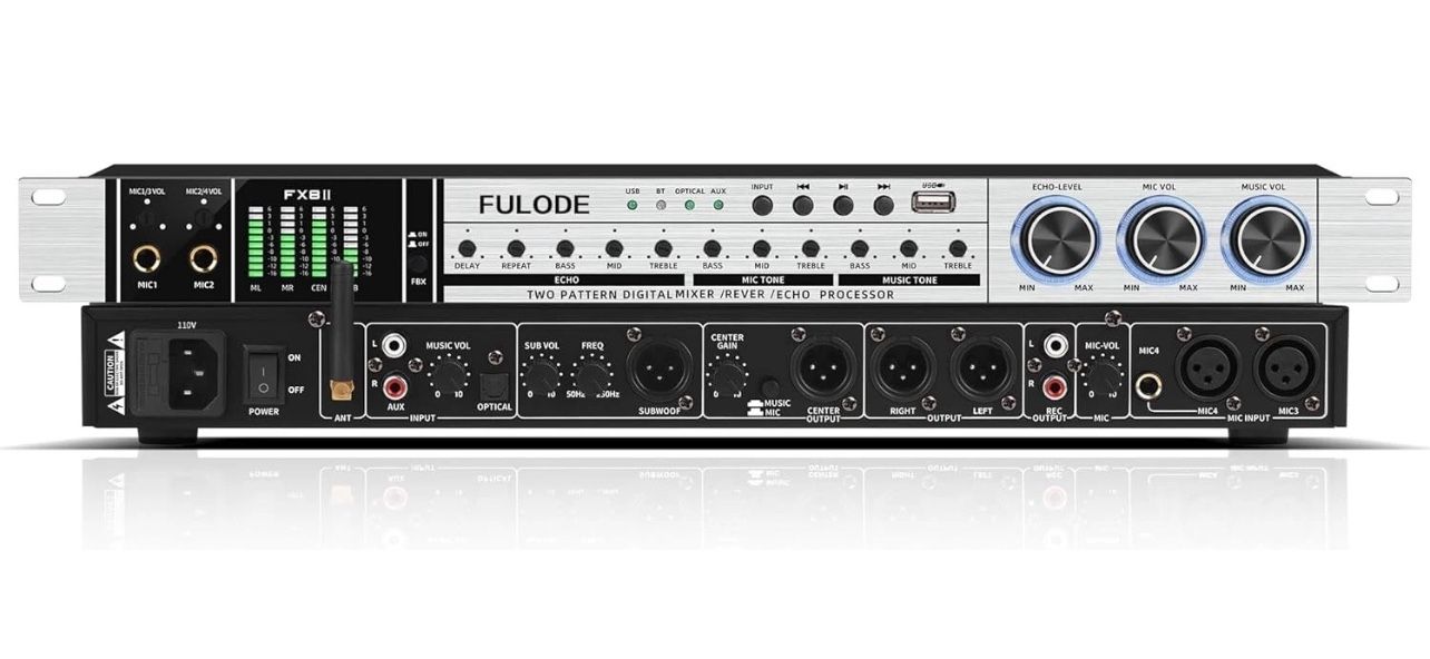 Professional Karaoke Processor Audio Processor Pre-Effects KTV Digital Audio