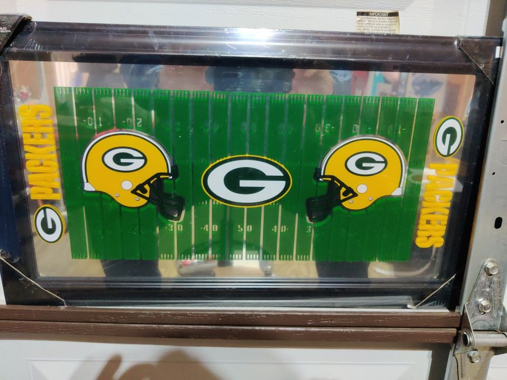 Framed Mirror Glass Green Bay Packers Pitcher