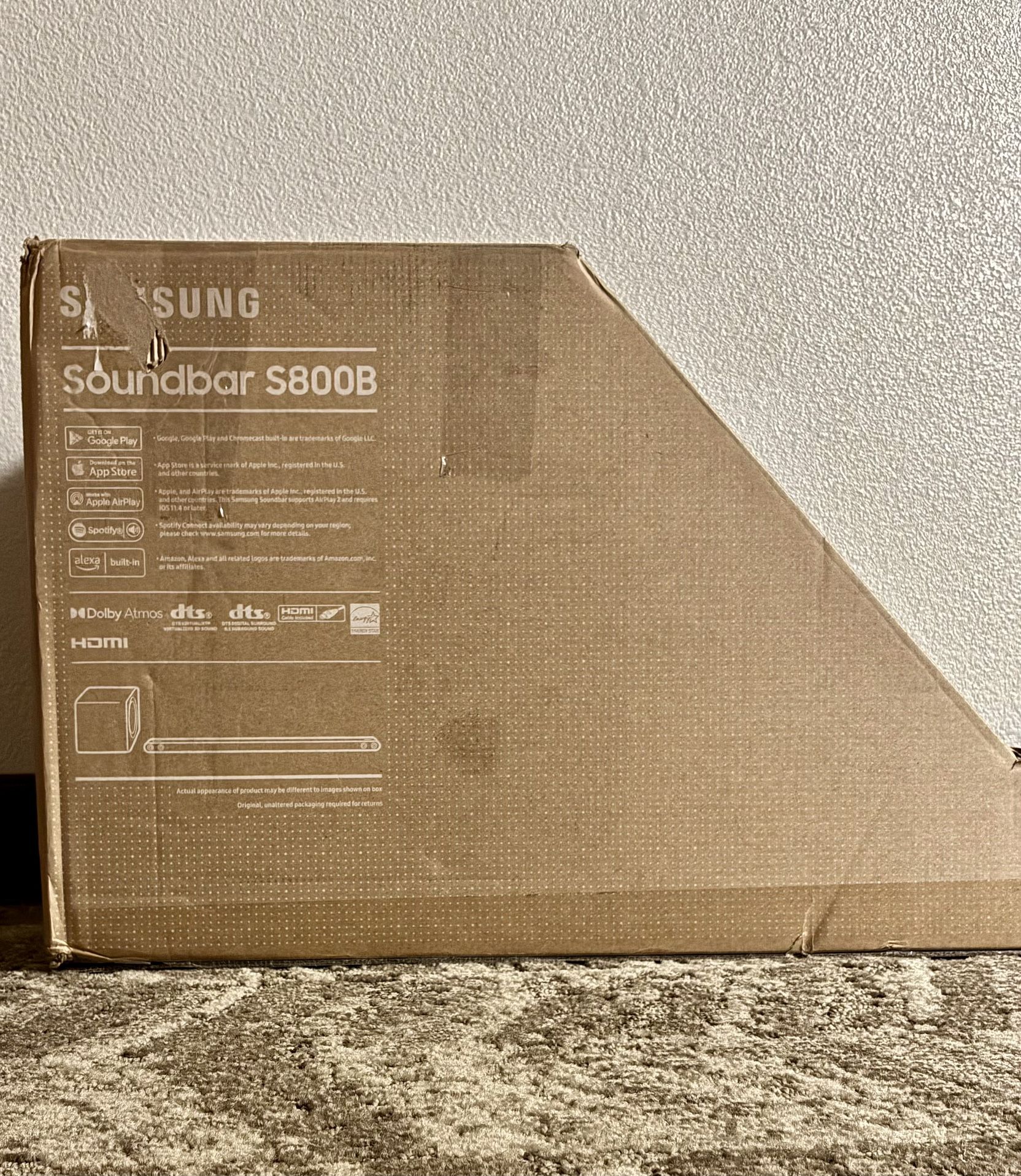 Samsung S800B Soundbar + Subwoofer
