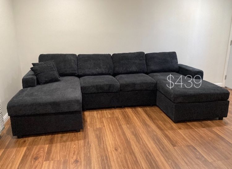 Gorgeous 2-Pc U-Shaped Sectional Sofa Set