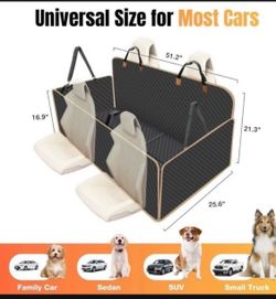 Dog Car Seat Cover Back Seat Protector