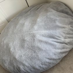 3-in-1 Convertible Bean Bag Chair / Lazy Sofa Bed – Faux Fur Lounge Chair