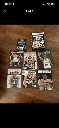 Tim Duncan memorabilia