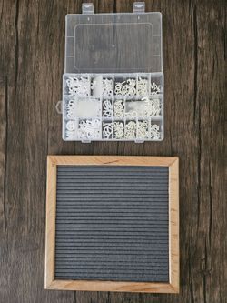 Felt Board with Letters
