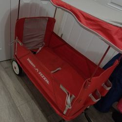 Radio Flyer 3 in 1 EZ Fold Wagon with Canopy
